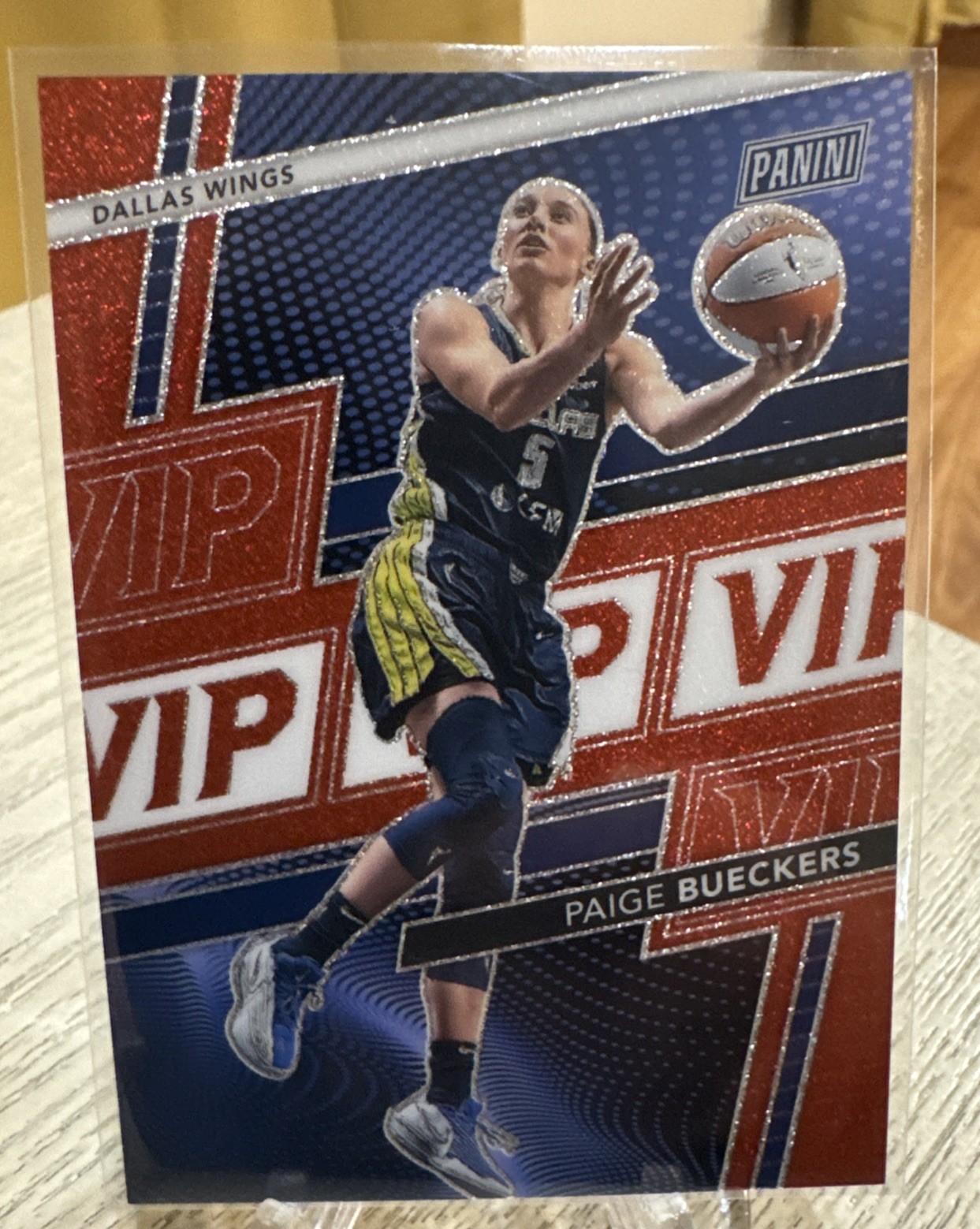 PANINI 2025 NATIONAL VIP GOLD PACK PAIGE BUECKERS RC RED SPARKLE 57/99
