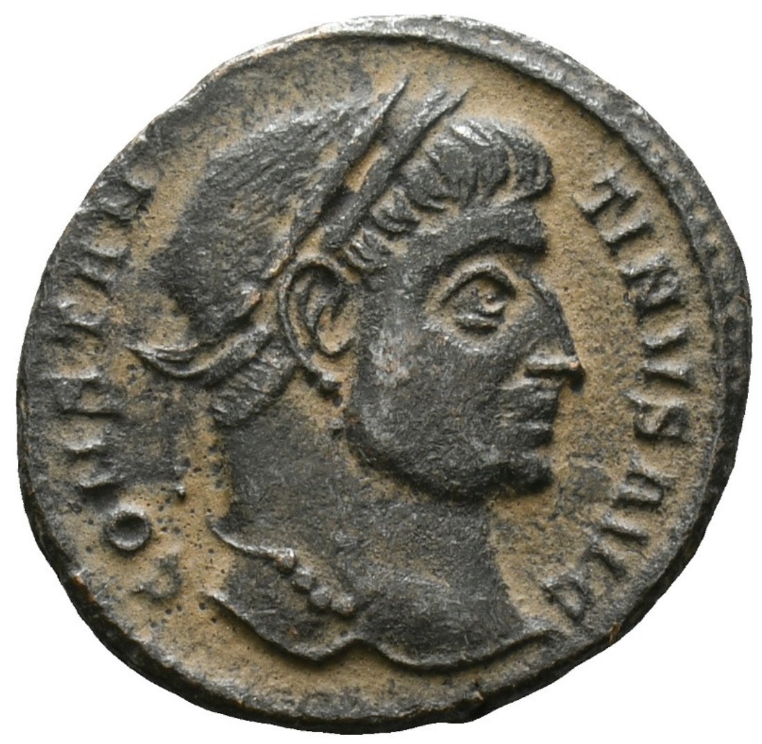 CONSTANTINE I The Great 306-337AD Siscia Bronze Follis Ancient Roman Coin VOT XX