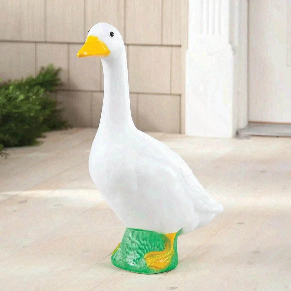 Gagglevillee Porch Goosee Large 23” H Statue 310493 NEW NO IMPORT FEES