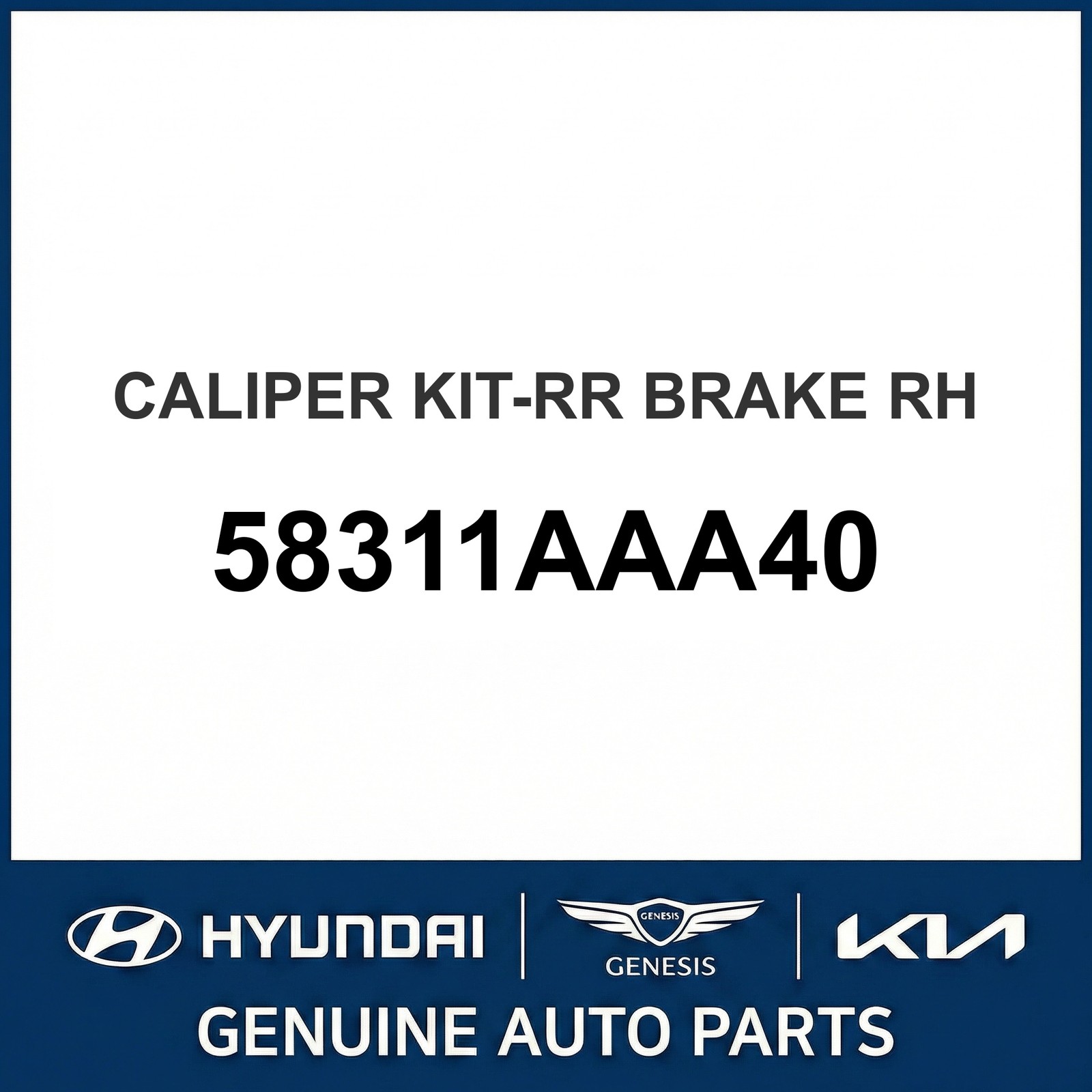 2021-2023 Hyundai Elantra Caliper OEM New 58311AAA40