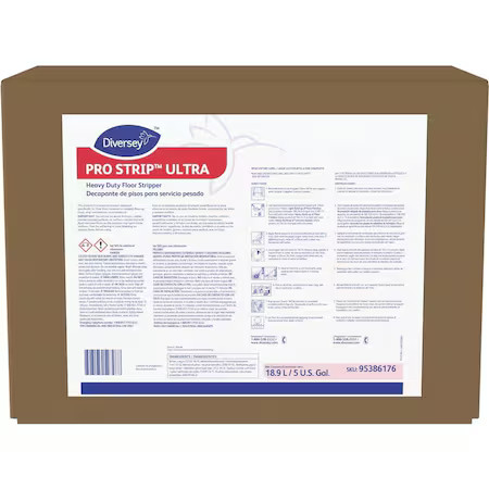 Diversey 95386176 Floor Stripper, Liquid, 5 Gal, Box