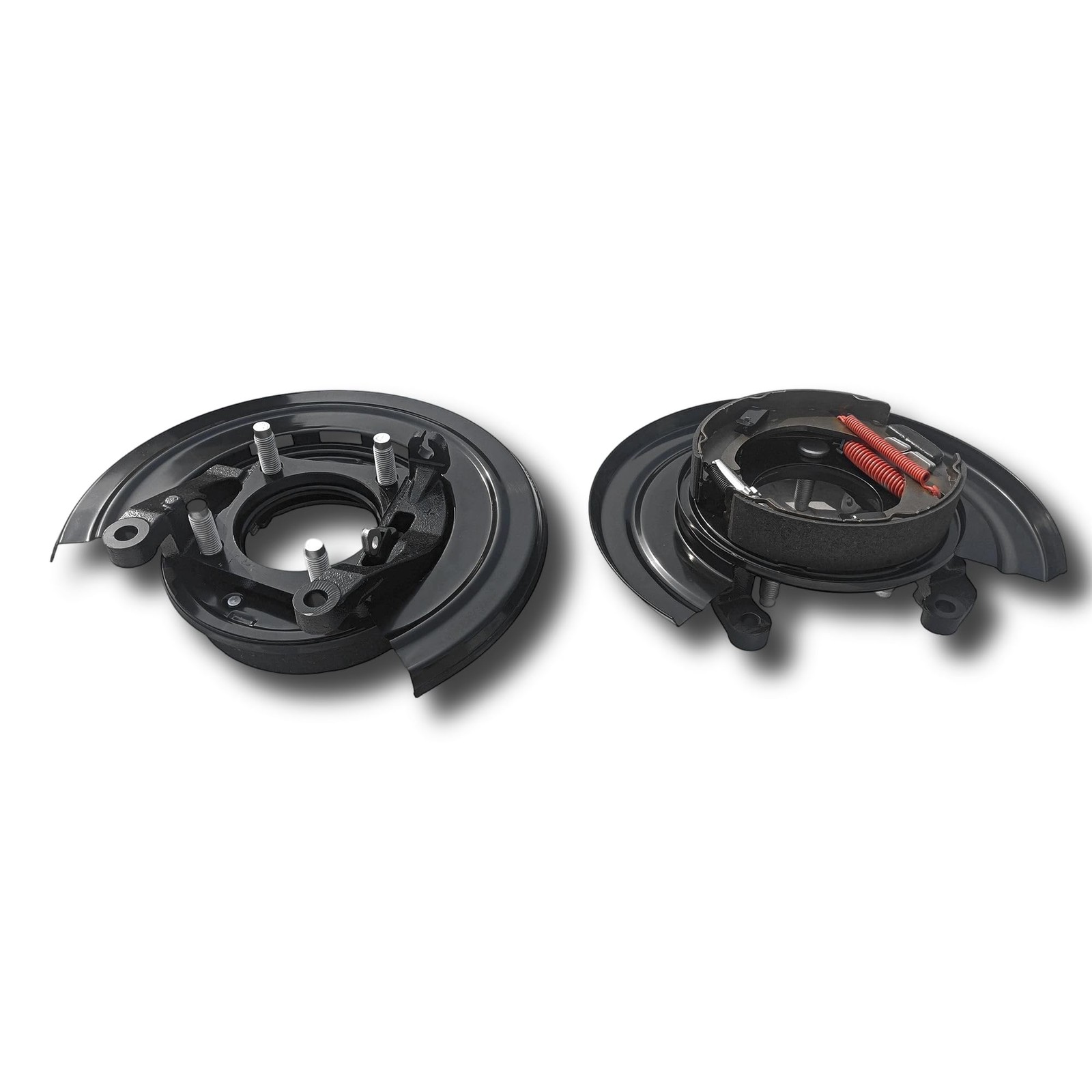 Rear Loaded Brake Backing Plates Pair