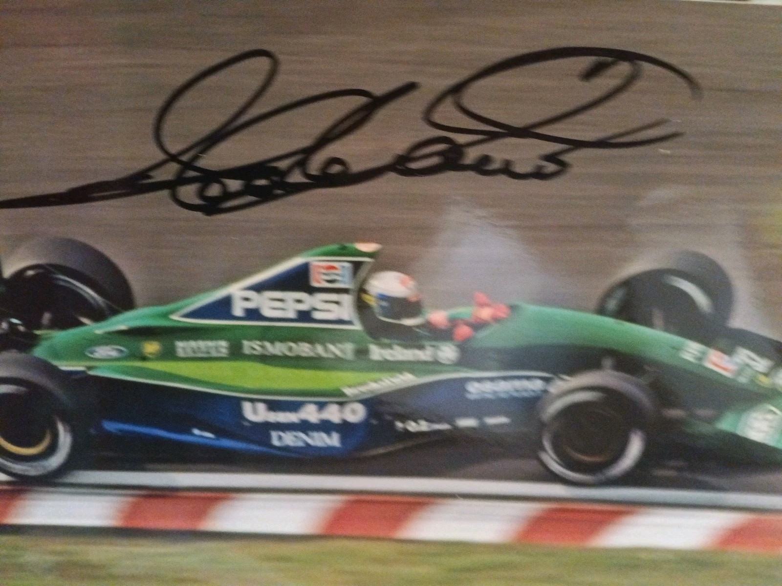 Race Driver Alessandro Zanardi Signed 5x7 Photo