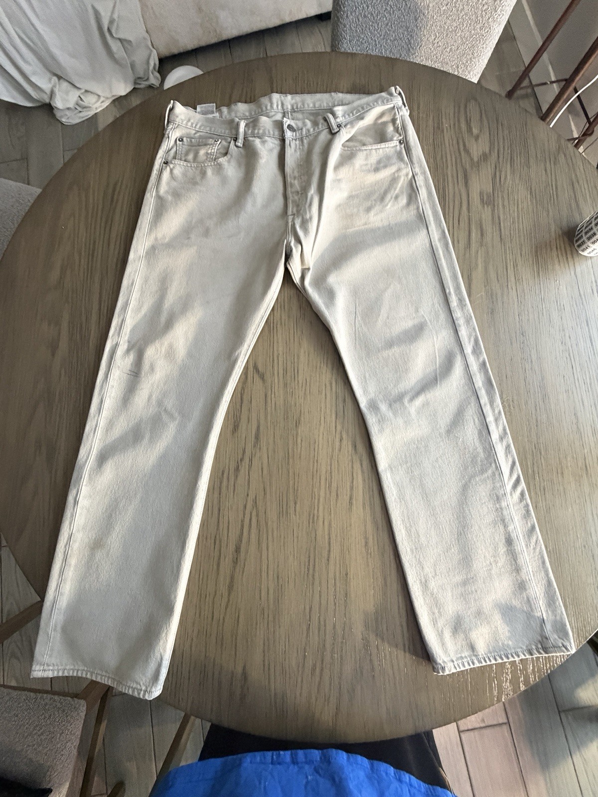 Vintage Levi’s 501 Light Brown/Tan Jeans W38 L30 Red Tab