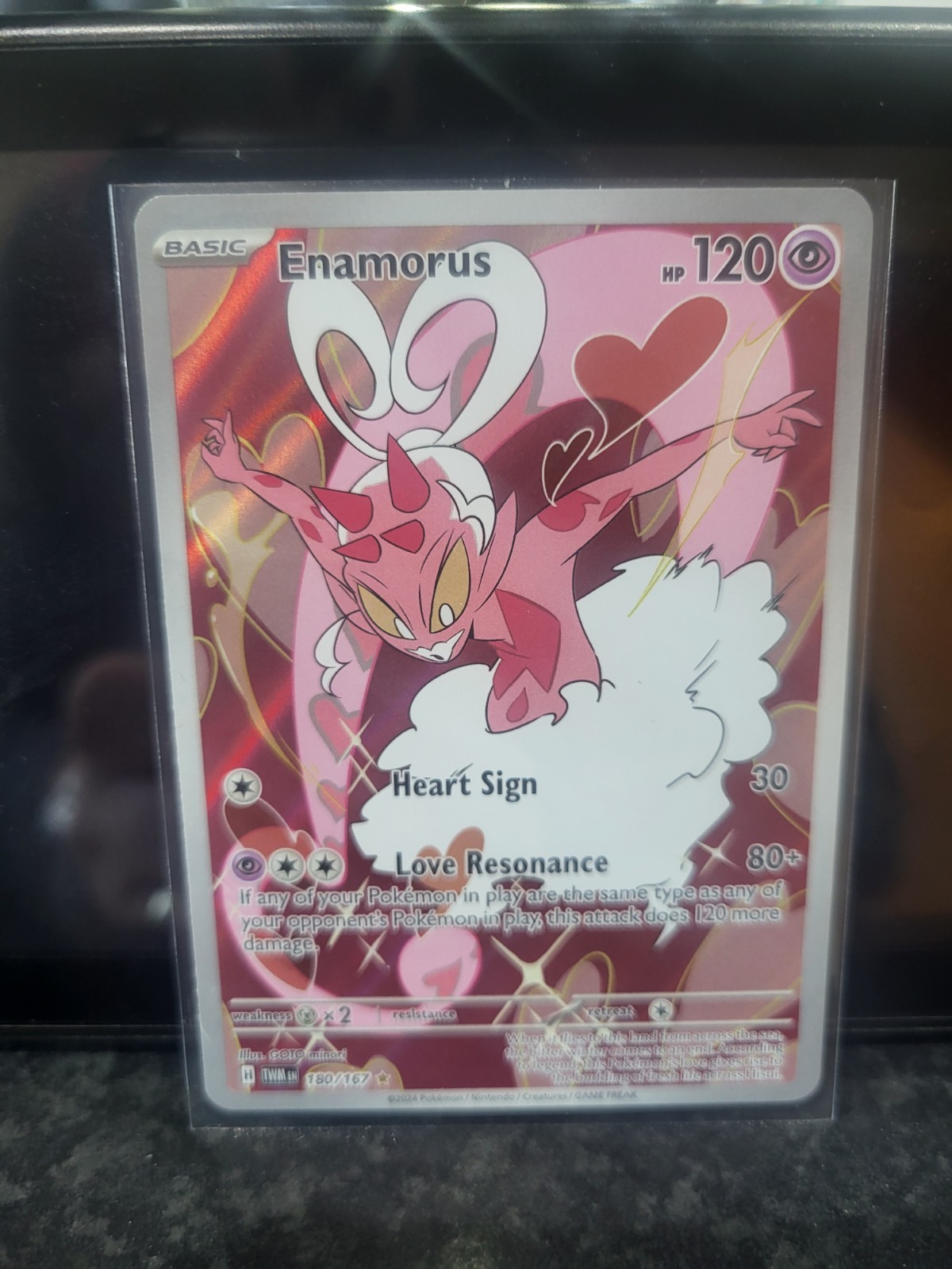 Pokémon TCG Enamorus Illustration Rare (180/167) Twilight Masquerade Pack Fresh