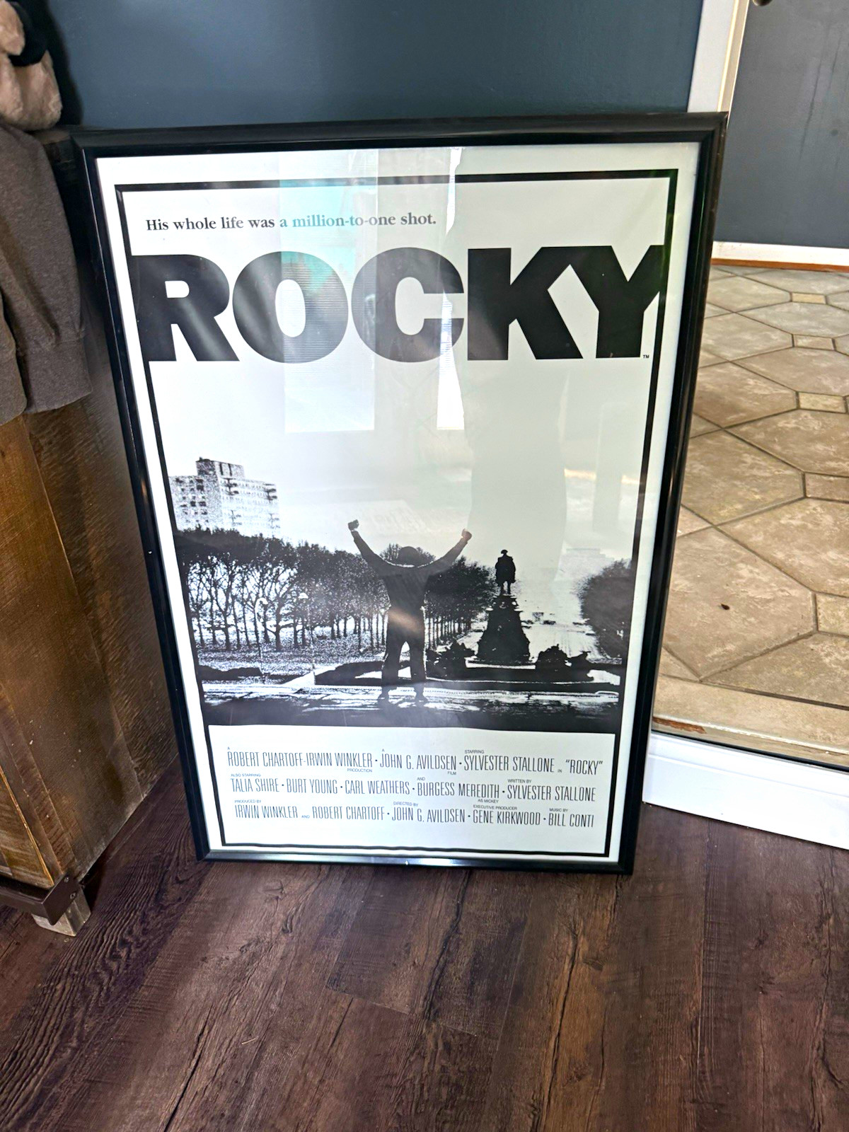 Rocky Movies Poster Print - Framed Black & White Rocky Movie Poster Rocky Movies Poster Print - Framed Black & White Rocky Movie Poster