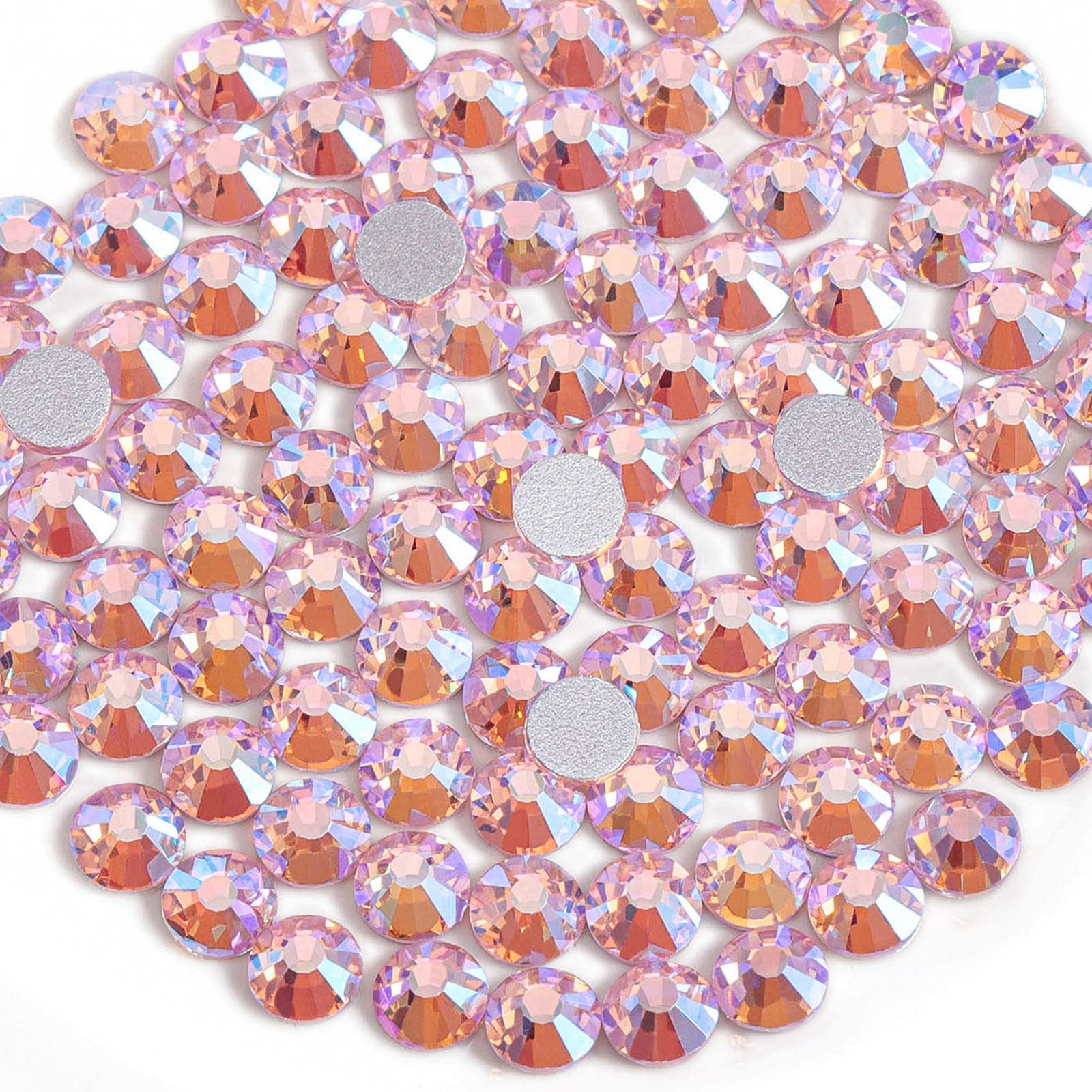 Beadsland Flat Back Crystal Rhinestones,Light Pink AB, SS16, 1440pcs | Flatba... Beadsland Flat Back Crystal Rhinestones,Light Pink AB, SS16, 1440pcs | Flatba...