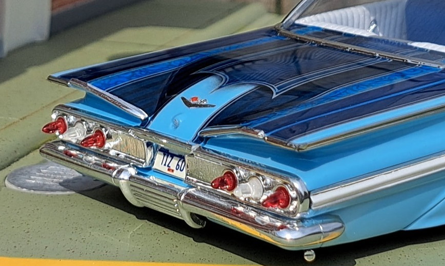 Custom Tail lights for 1960 Chevy Impala . 1:24 1:25 scale. Resin Fits Revell