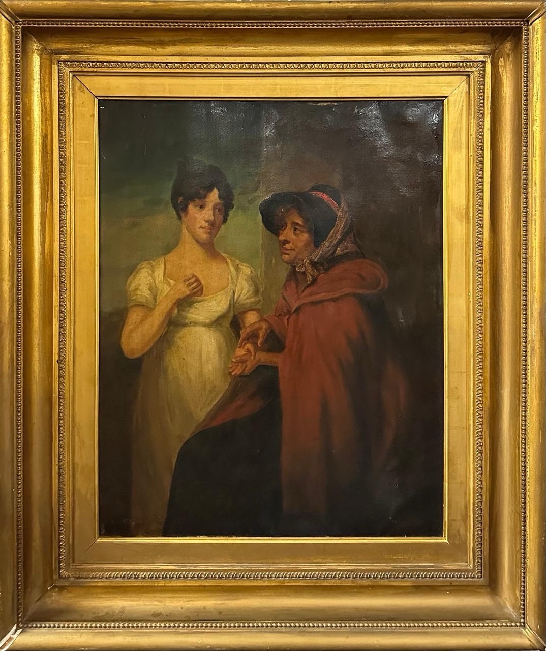 After John Opie (19TH Cen-ry) : The Fortune Teller , Oil On Canvas
