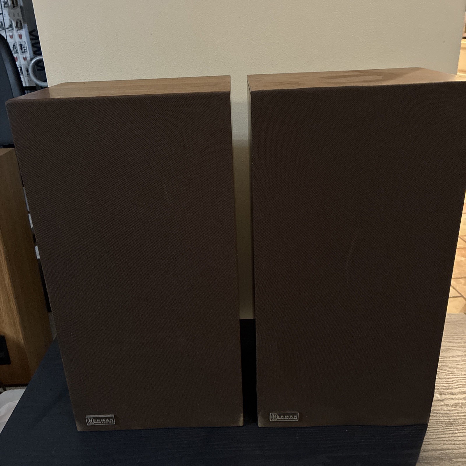 Vintage 80’s Norman Lab Speakers Rare Model 83 Floor pair Need Refoamed Vintage 80’s Norman Lab Speakers Rare Model 83 Floor pair Need Refoamed