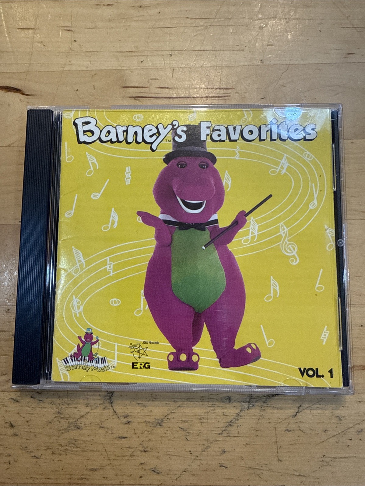 Barney\'s Favorites, Vol. 1 by Barney (Children) (CD, Aug-1993, SBK Records)