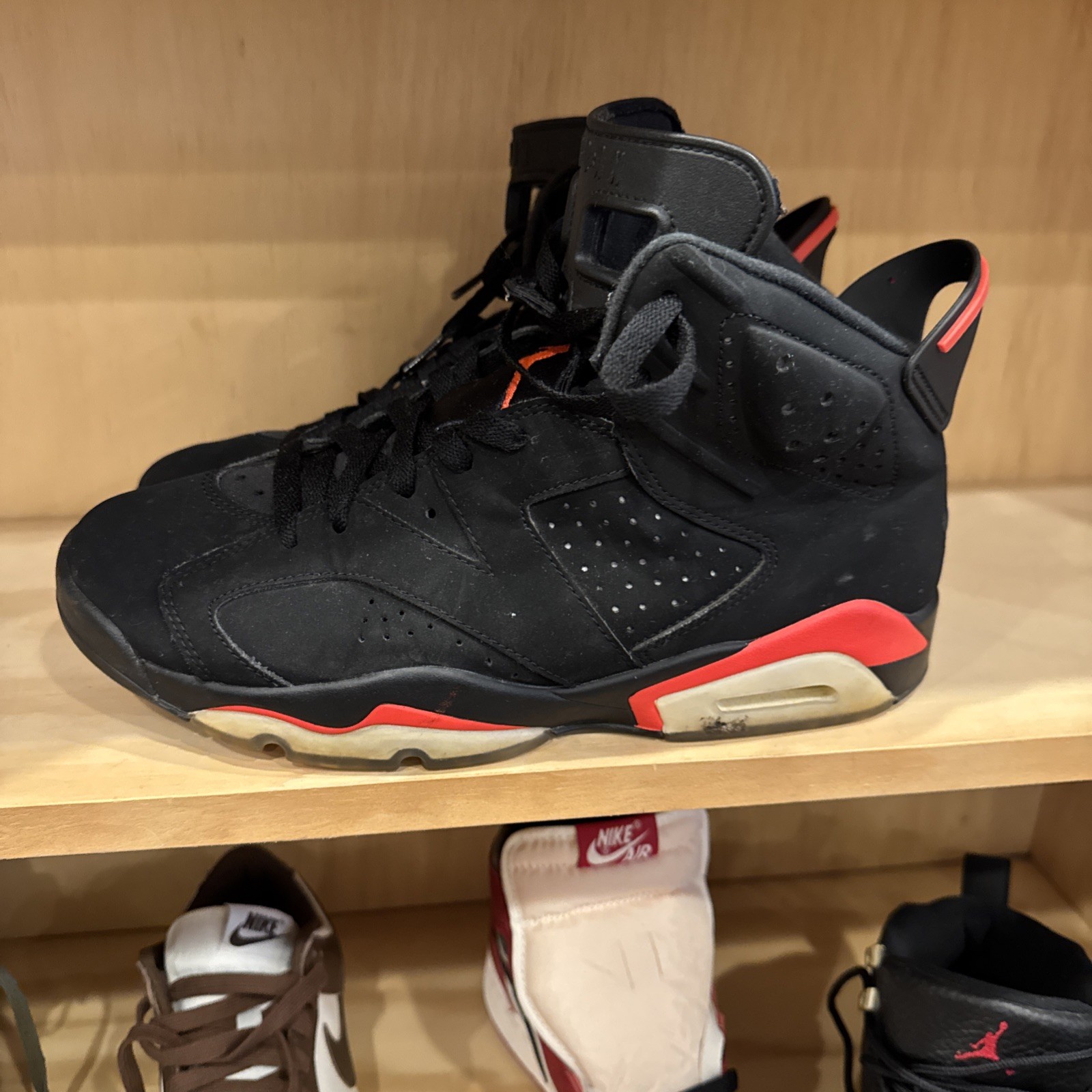 Jordan Air Jordan 6 Retro Infrared Black/Infrared 23 Mid Top