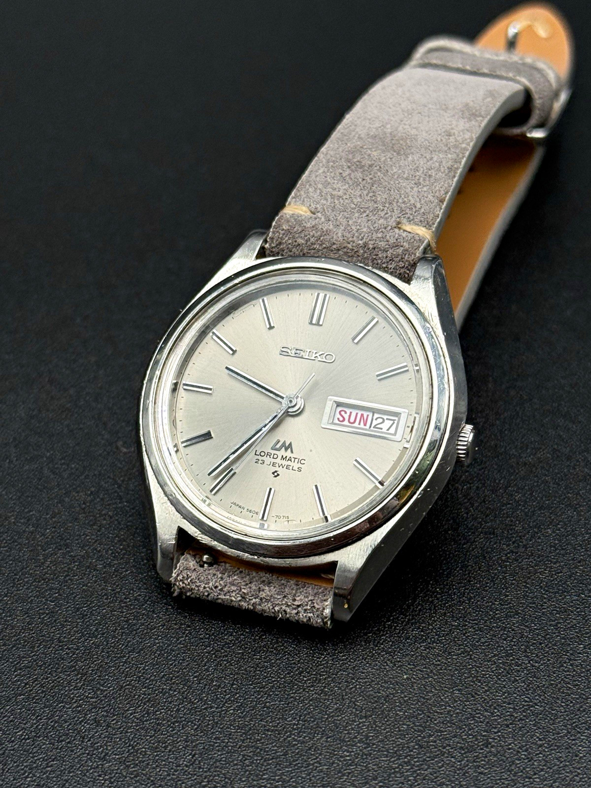 Rare Vintage 1971 JDM SEIKO LordMatic 23J Automatic 5606-7070 - Serviced Rare Vintage 1971 JDM SEIKO LordMatic 23J Automatic 5606-7070 - Serviced