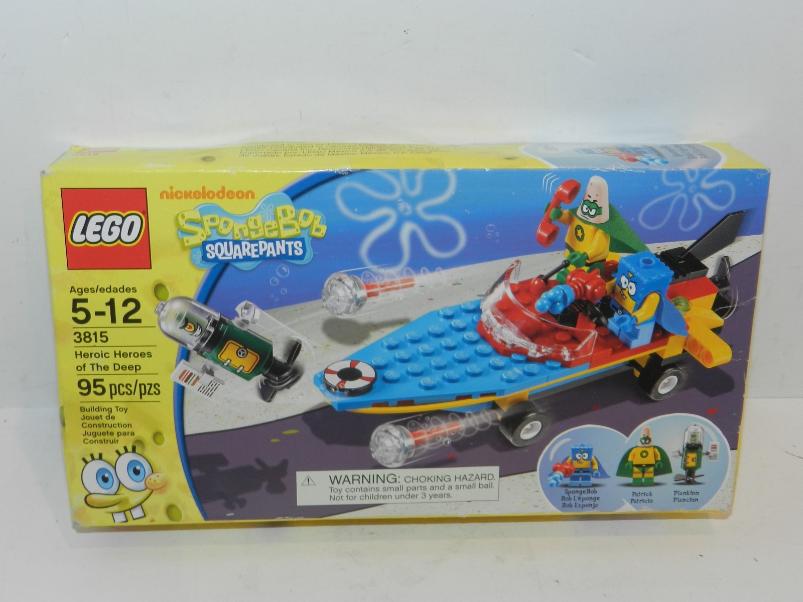 LEGO Spongebob Squarepants 3815 SEALED Heroic Heroes of The Deep Nickelodeon HTF LEGO Spongebob Squarepants 3815 SEALED Heroic Heroes of The Deep Nickelodeon HTF