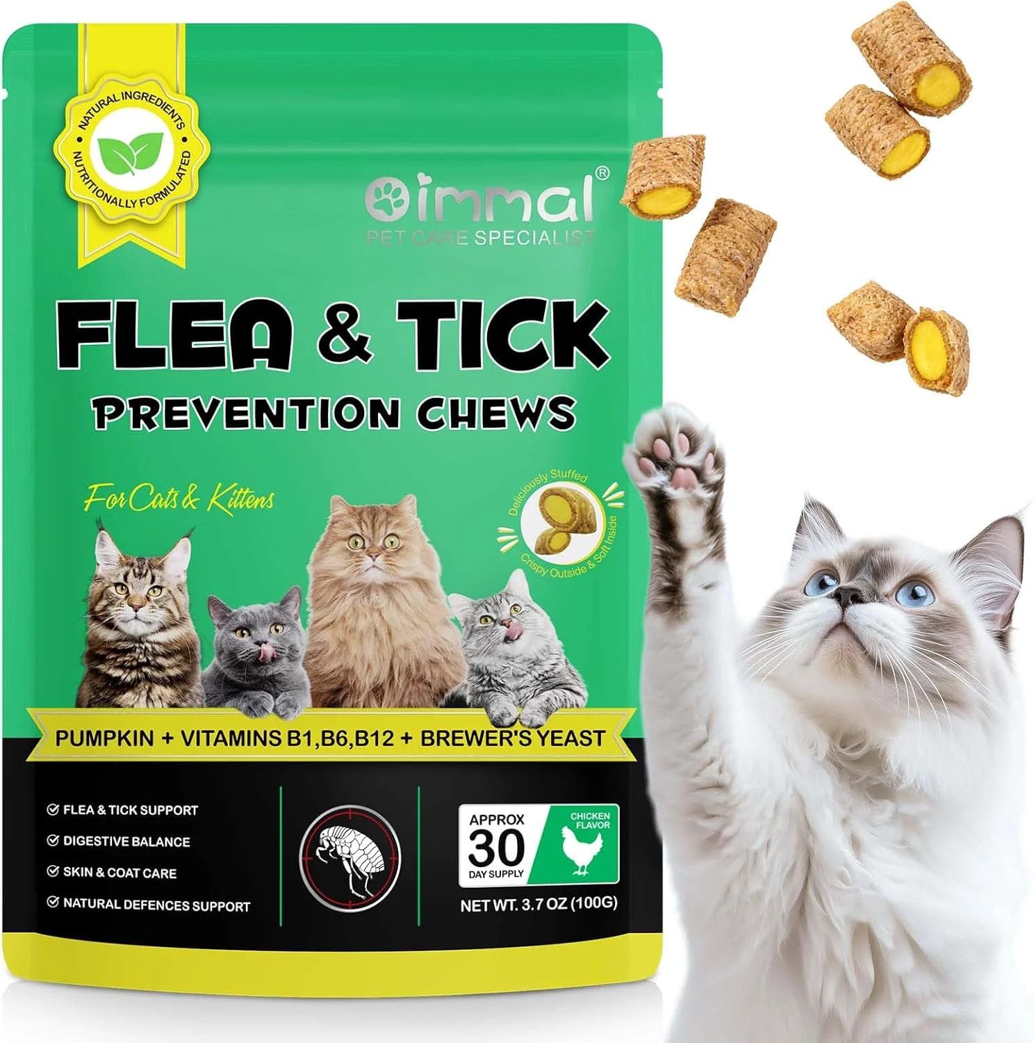 Specifically Formulated for Cats, Chewable Tablets for Cats & Kittens, Daily Sup Specifically Formulated for Cats, Chewable Tablets for Cats & Kittens, Daily Sup