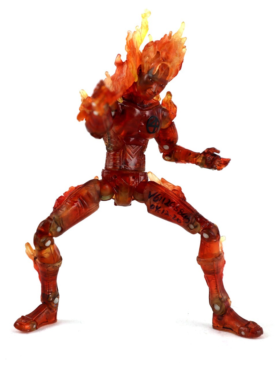 Toy Biz Flying Human Torch Fantastic Four Pre-Production Prototype Figure 2005