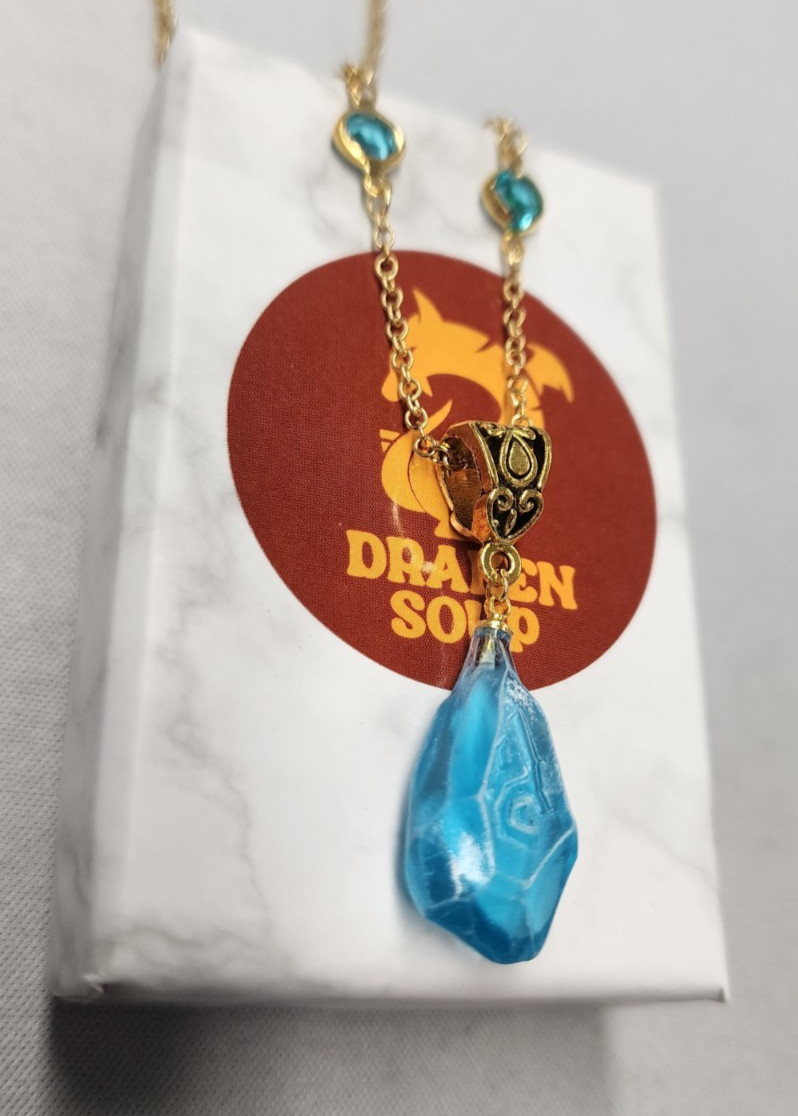 Draken Soup Arcane Jayce Victor Rune League Of Legends Necklace 19.5\