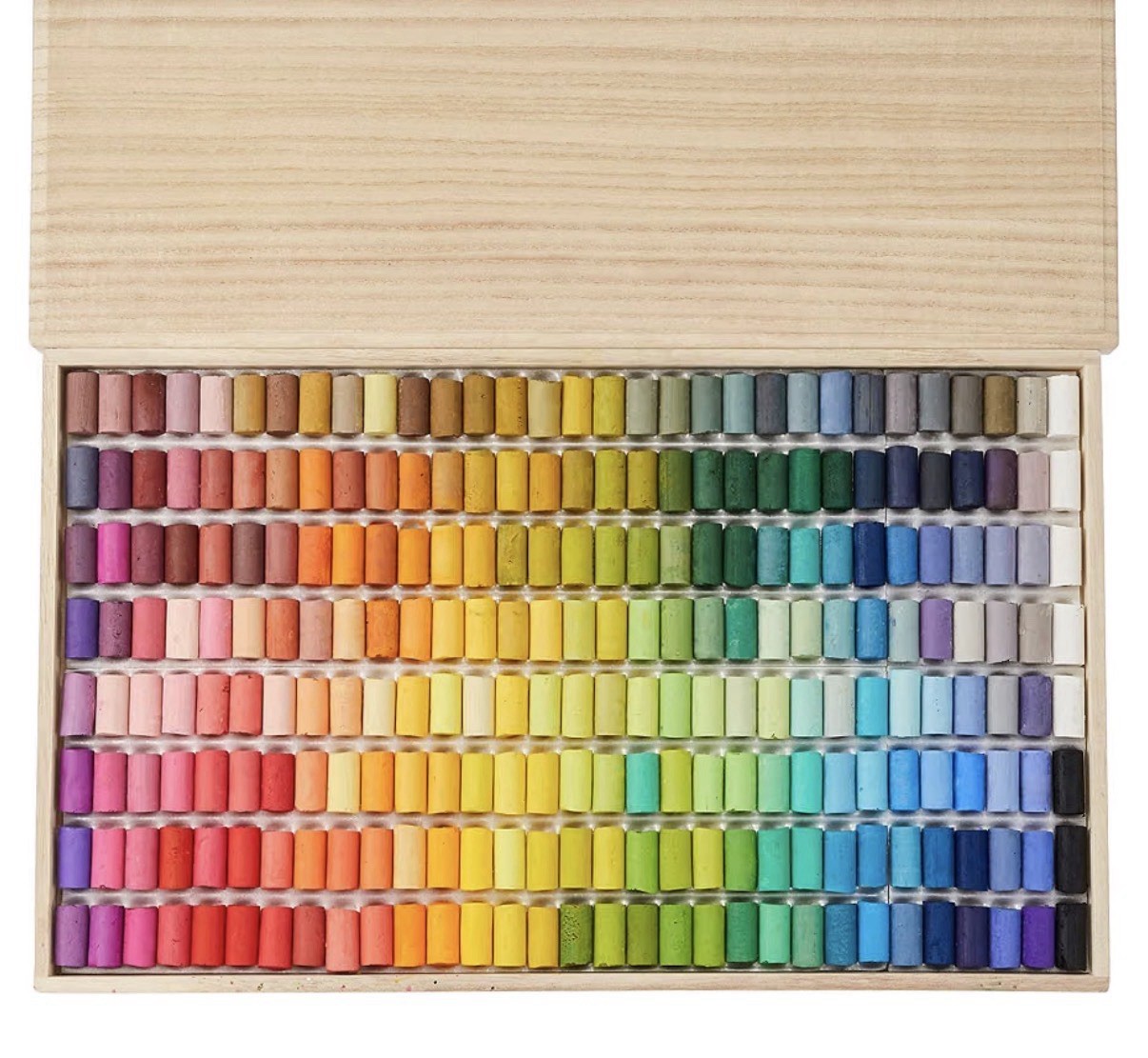 Gondola Soft Pastel 242 Color Set Premium Handmade Art Supplies Japan Wood Box