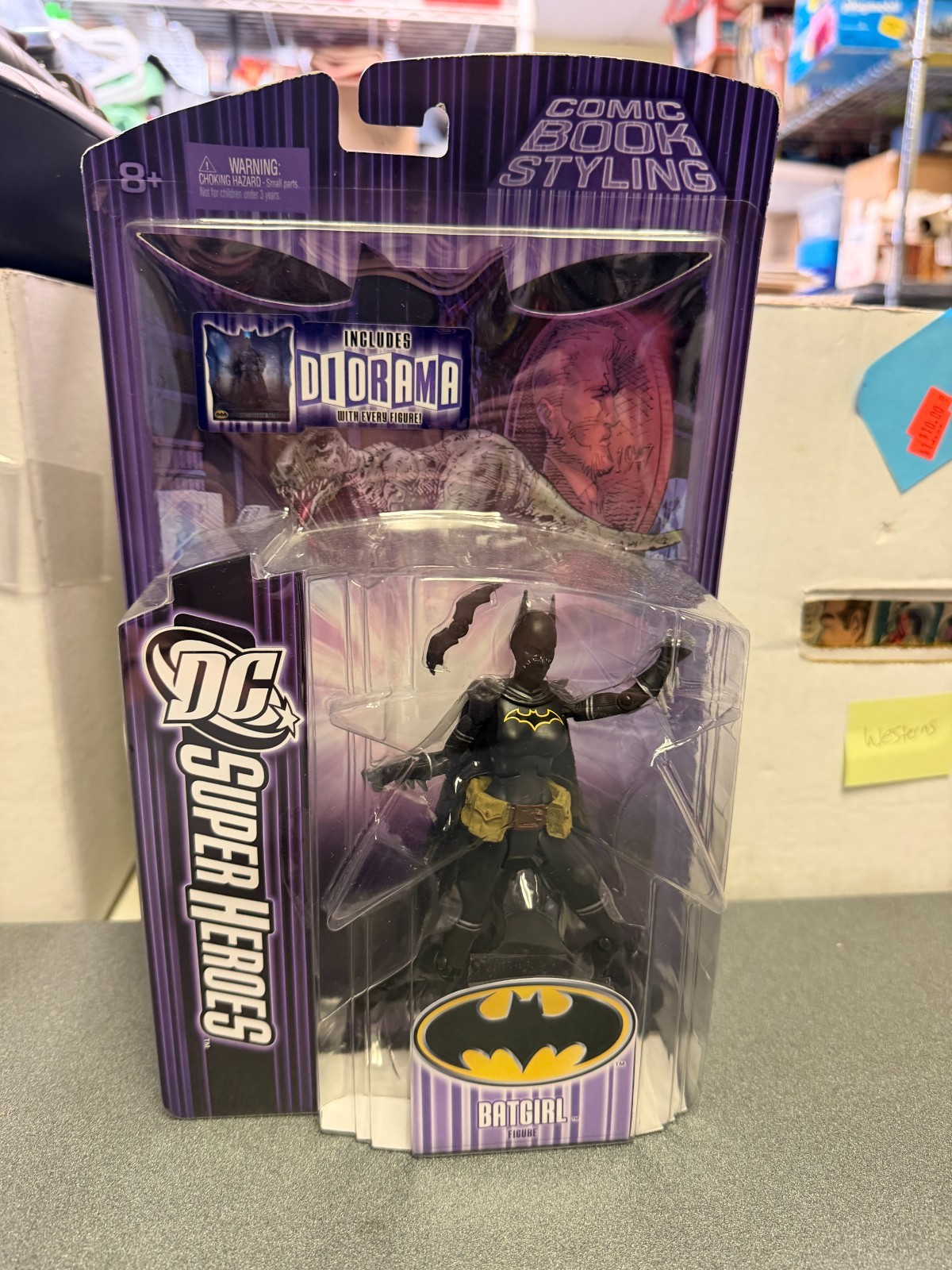 F2 DC Superheroes Batgirl 2007 MOC Mattel