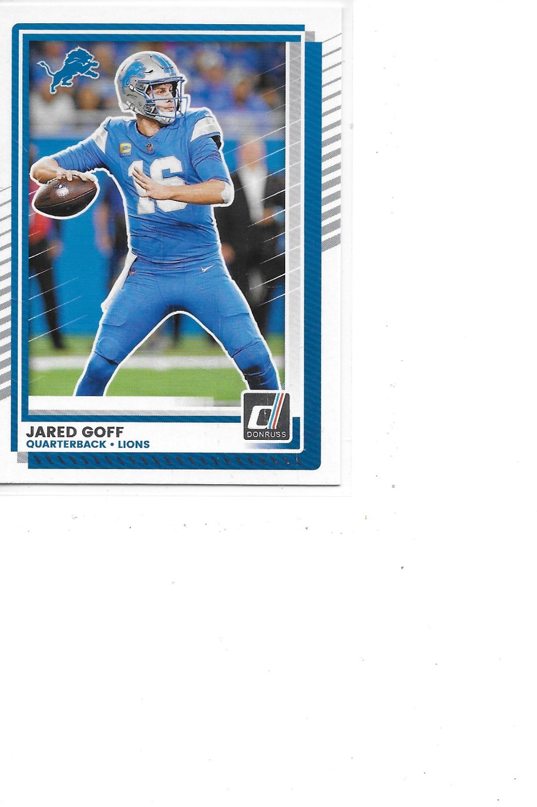 2025 Donruss Jared Goff Detroit Lions Football Card #220 2025 Donruss Jared Goff Detroit Lions Football Card #220
