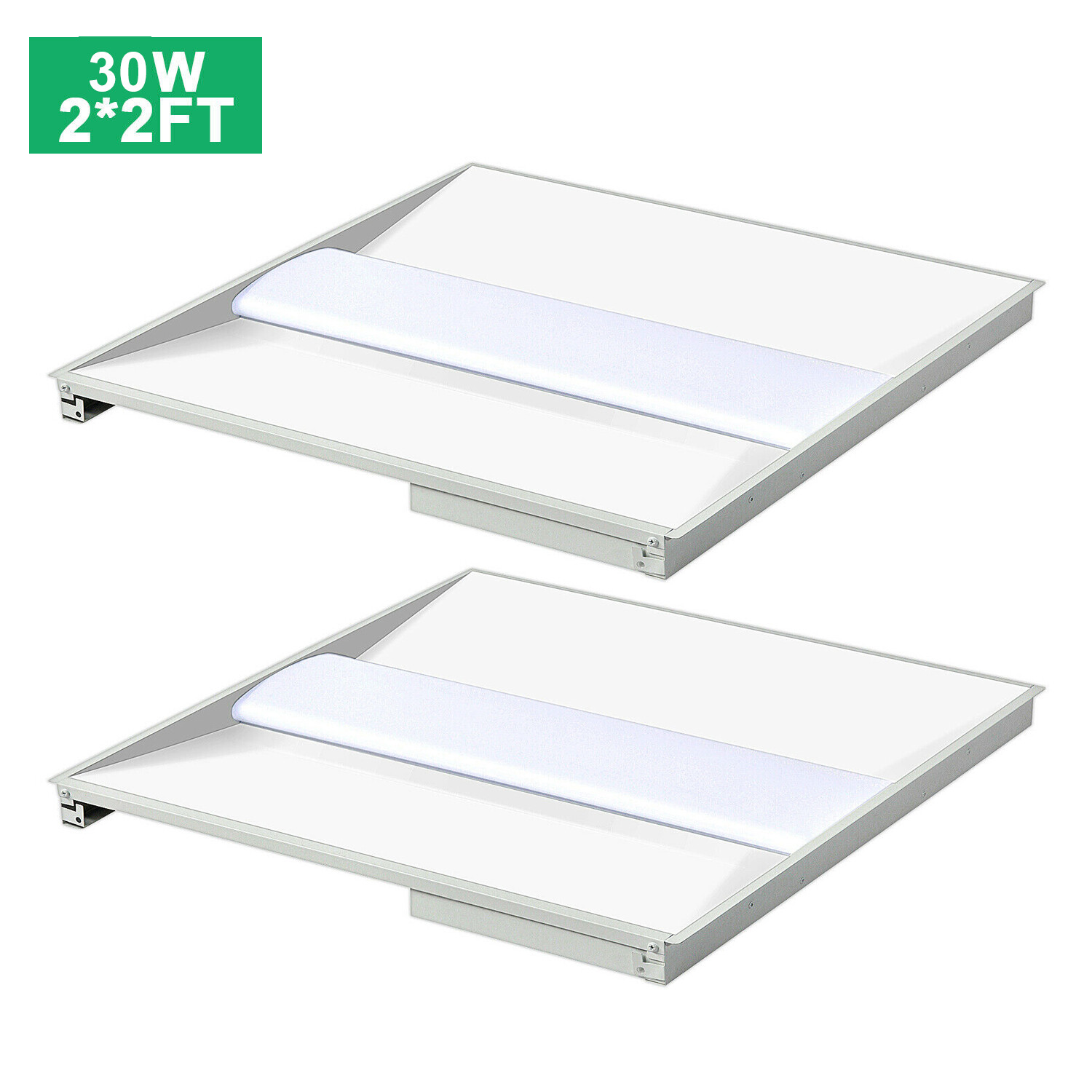 2Pack 2x2FT Multiple CCT Tunable LED Troffer Panel Ceiling Lights 20W/24W/36W
