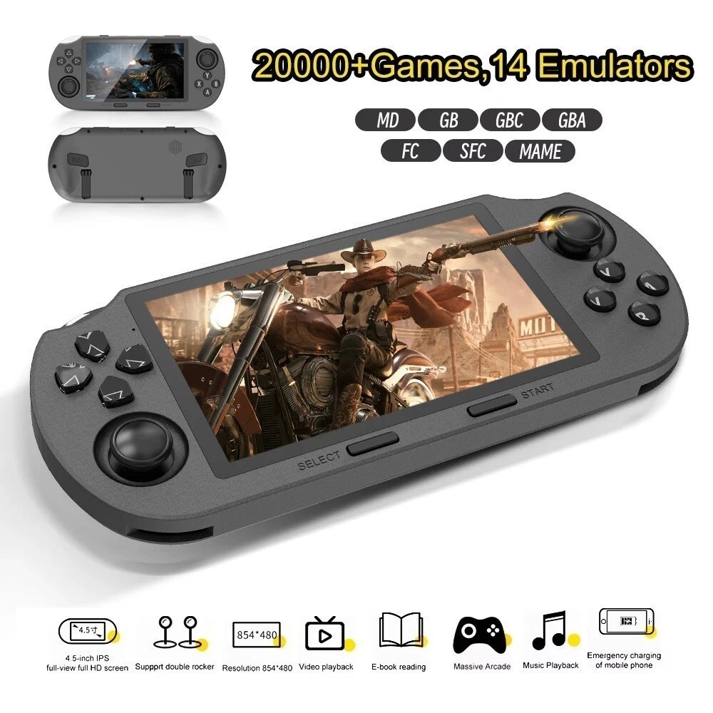 SF3000 Portable Handheld Gaming Console 20000+ Retro Arcade Games IPS Screen USA