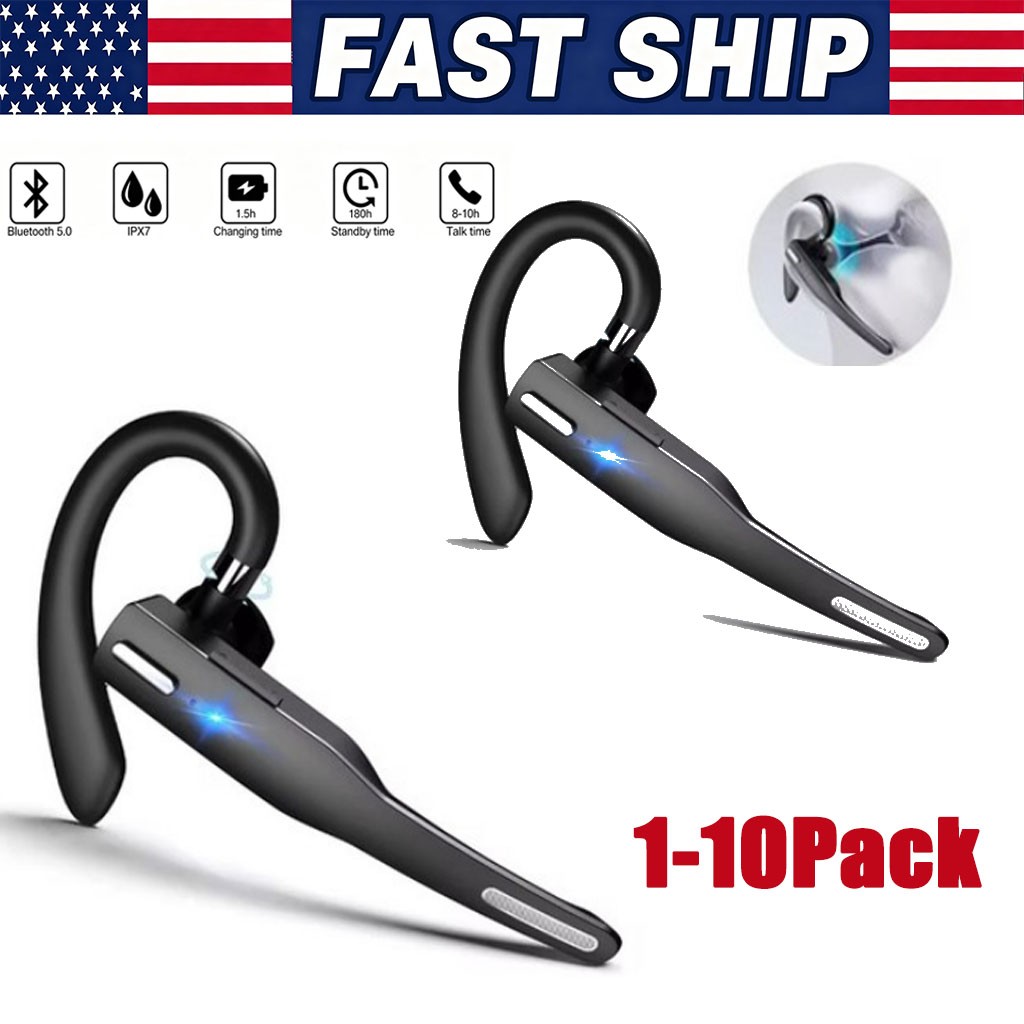Wireless Ear-mounted Bluetooth 5.1 Hands-free Call Noise Reduction Headphone Lot