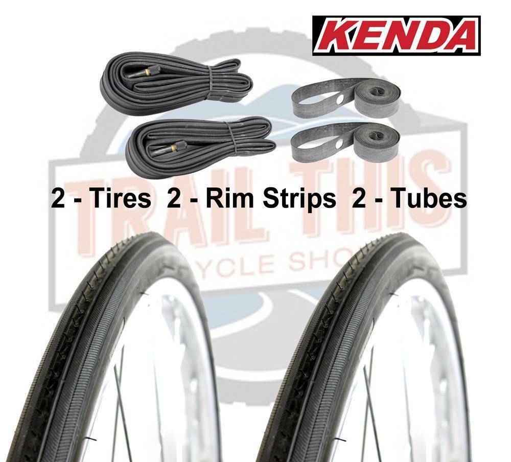 2-Pack Kenda K35 BLACK Wall 27x1-1/4\