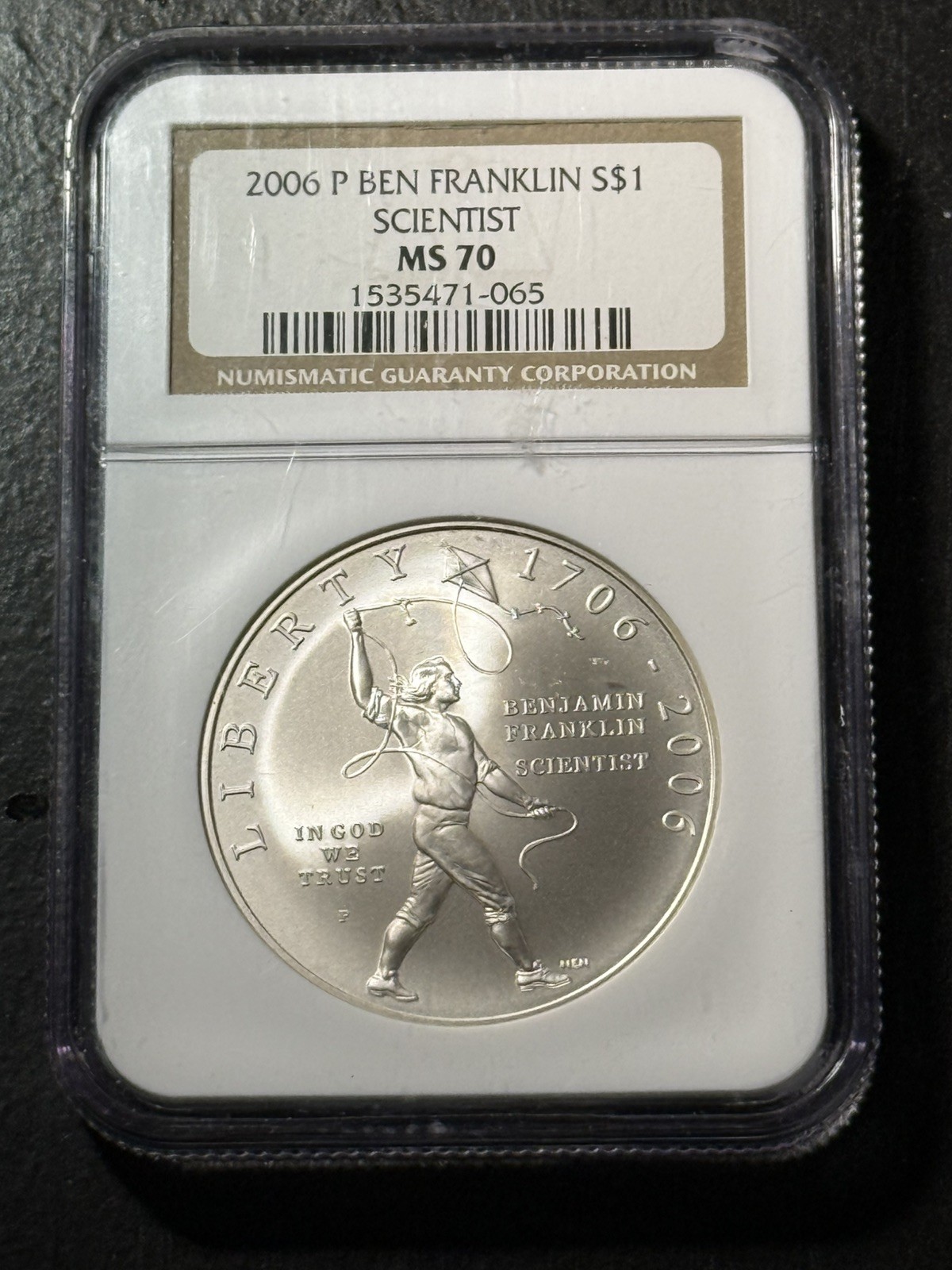 2006-P FRANKLIN SCIENTIST DOLLAR  NGC  MS70 - 