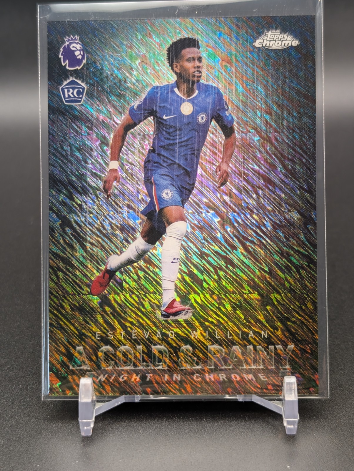 2026 Topps Chrome EPL Estêvão Cold and Rainy Night Estevao RC SSP Case Hit 2026 Topps Chrome EPL Estêvão Cold and Rainy Night Estevao RC SSP Case Hit