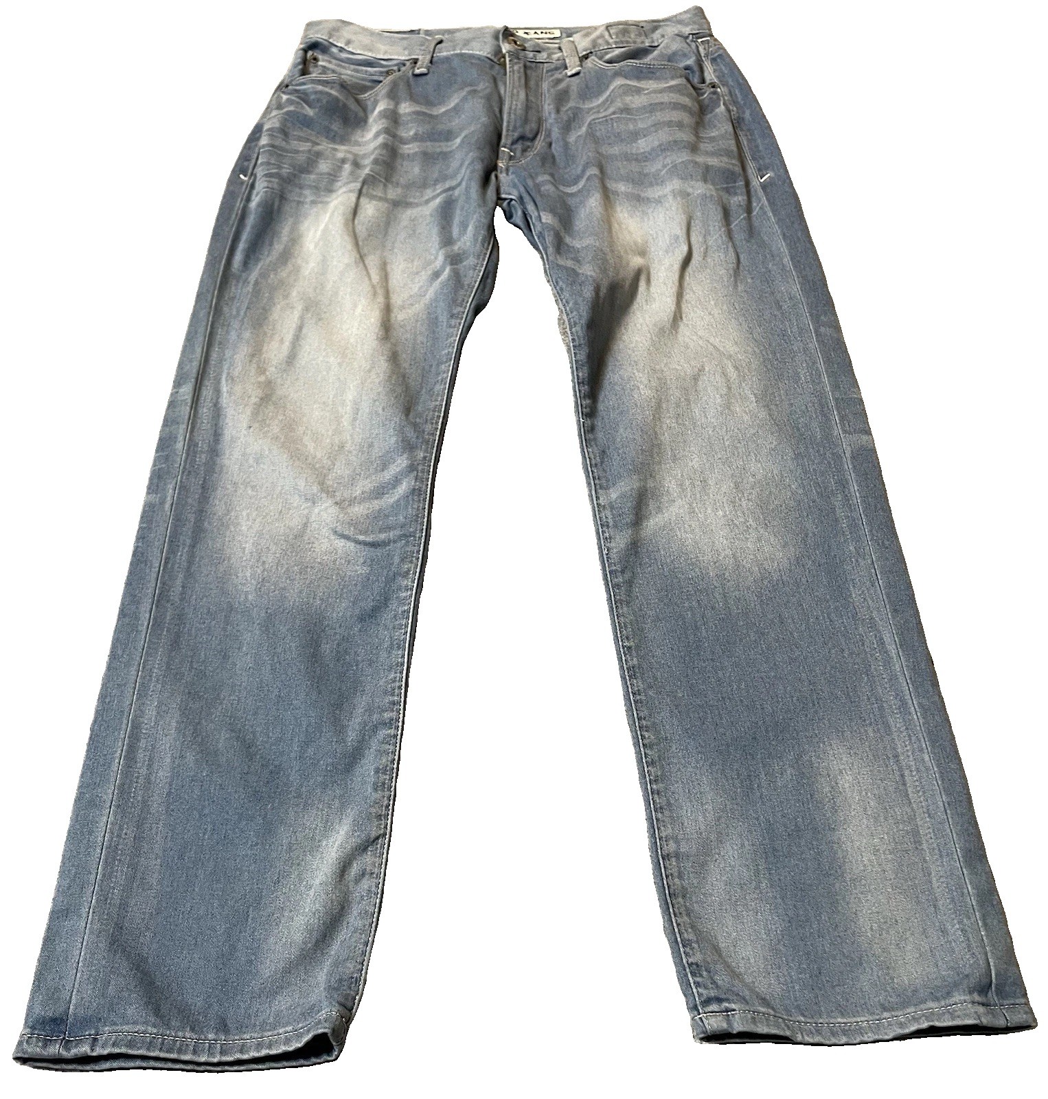 Y2K 90s Express Rocco Skinny Jeans Mens 30x30 Slim Fit Blue Denim Grunge Western