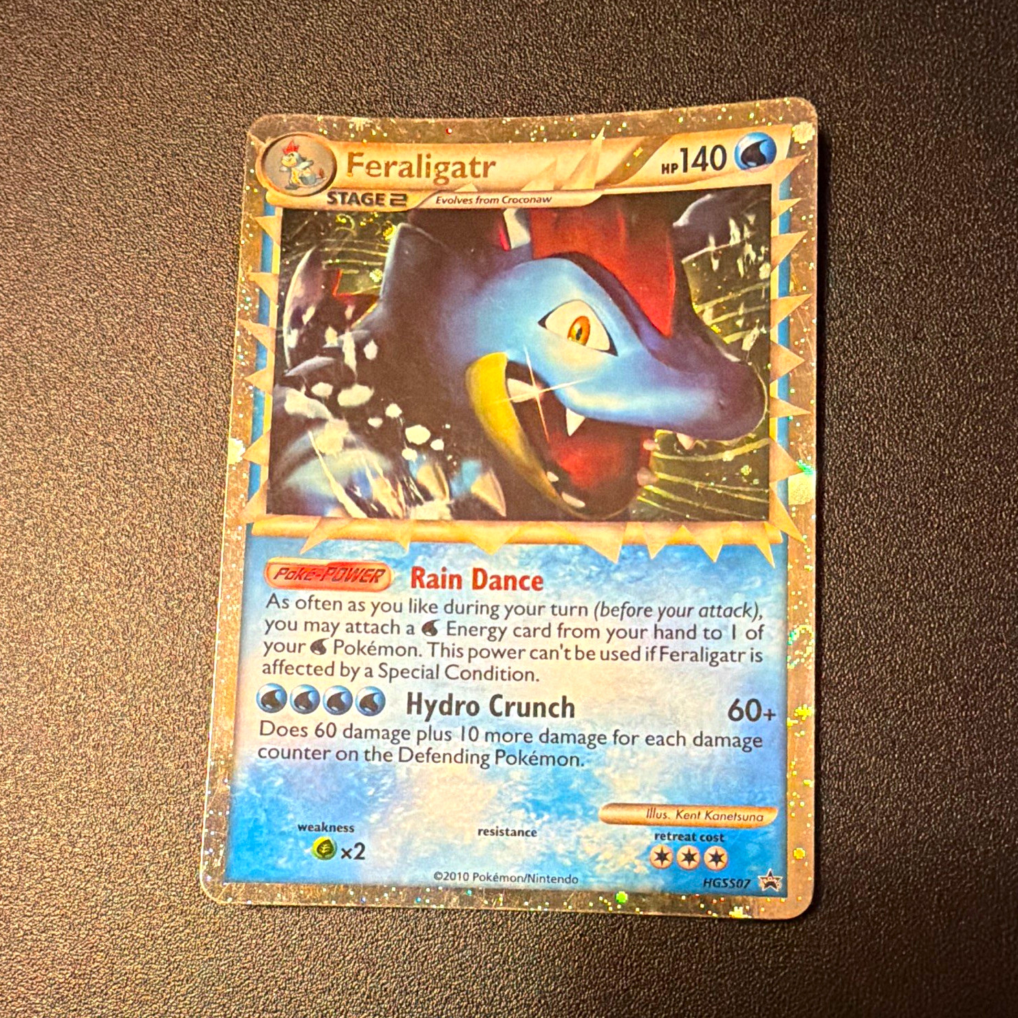 Pokemon TCG Feraligatr PRIME HGSS07 Promo Holo HGSS 140 HP ENG Pokemon TCG Feraligatr PRIME HGSS07 Promo Holo HGSS 140 HP ENG