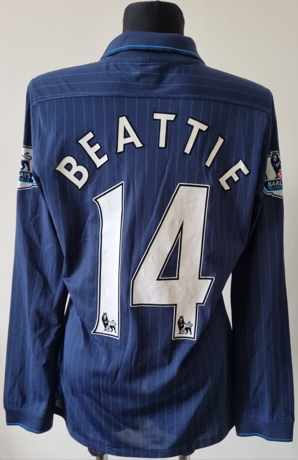 Arsenal 2009 - 2010 Away football Nike Player Issue Jersey #14 Beattie size XL Arsenal 2009 - 2010 Away football Nike Player Issue Jersey #14 Beattie size XL