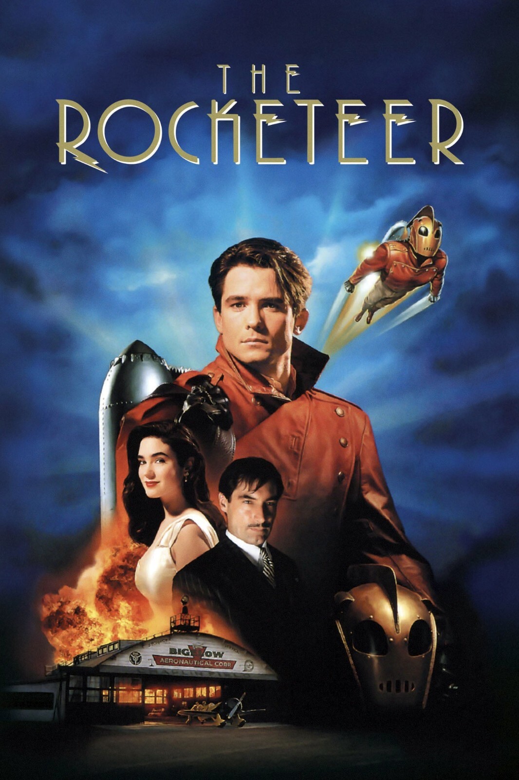 1991 The Rocketeer Movie Poster 11X17 Billy Campbell Jennifer Lawrence 🍿