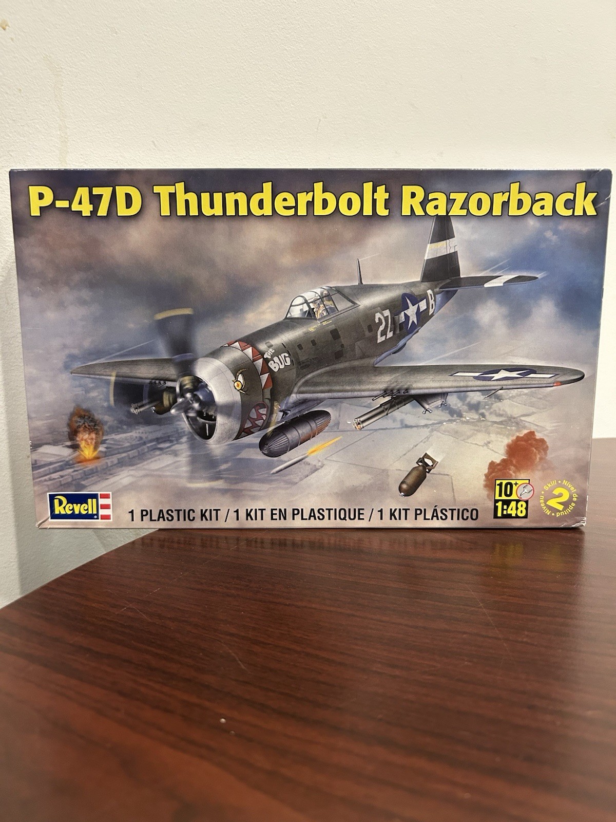 Revell P-47D Thunderbolt Razorback 1:48 Scale Kit 85-5261 Revell P-47D Thunderbolt Razorback 1:48 Scale Kit 85-5261