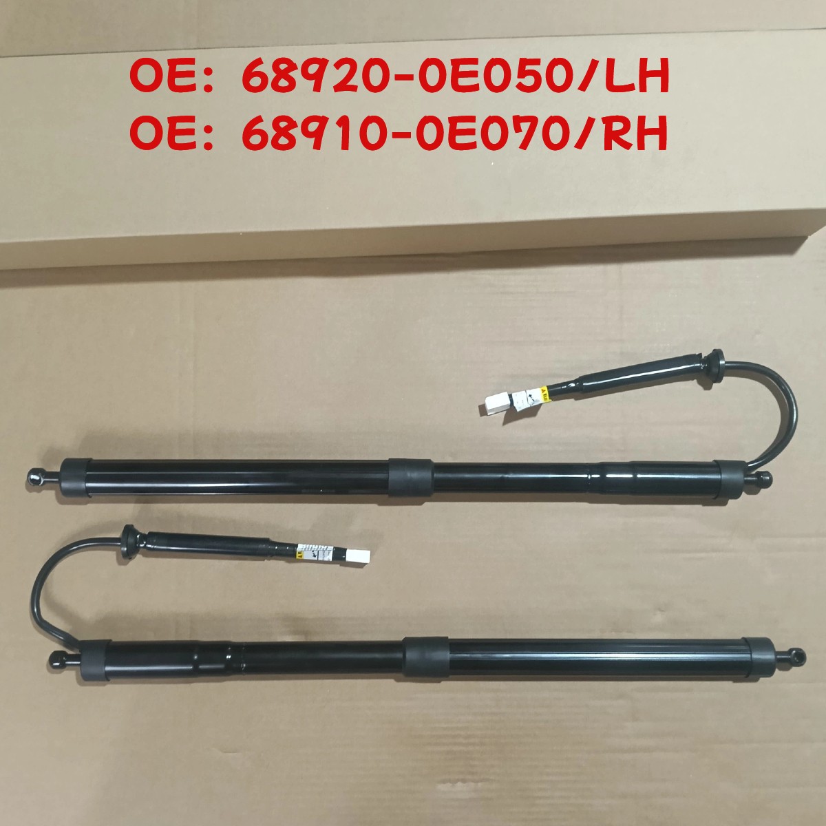 Left & Right Tailgate Lifter for 20-24 Toyota Highlander 68910-0E070 68920-0E050