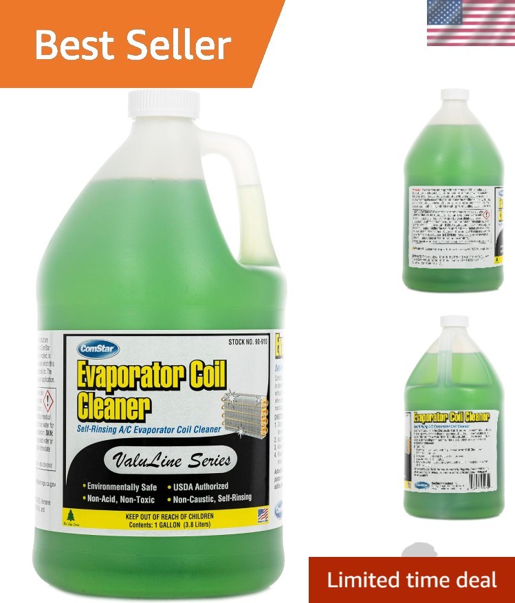 Valuline 1 Gallon Biodegradable HVAC Coil Cleaner - Heavy Duty, pH Neutral Foam