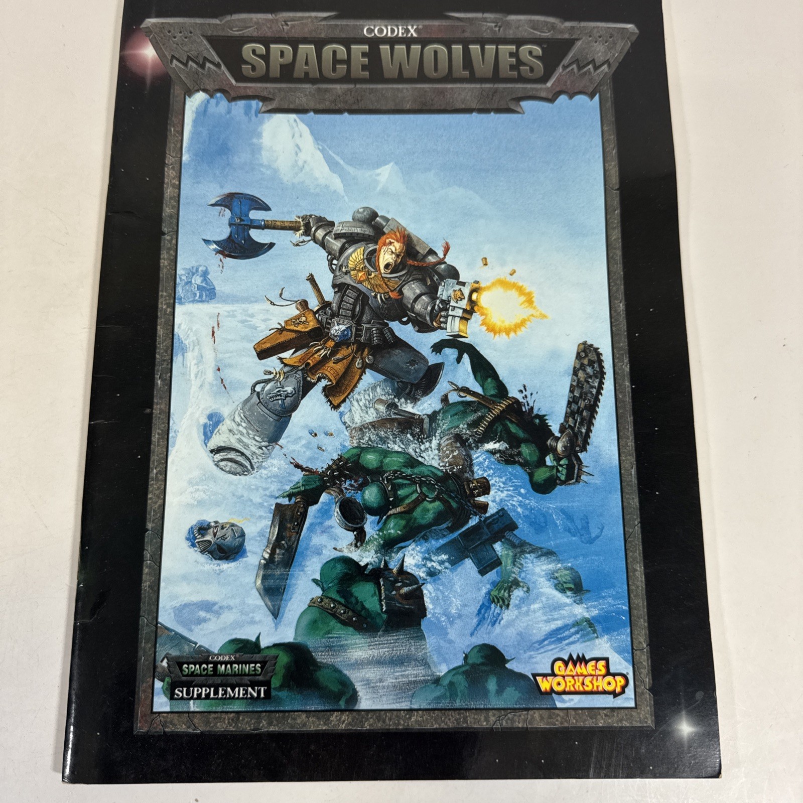 Games Workshop - Space Wolves Codex - Space Marines Supplement Softcover (2000)