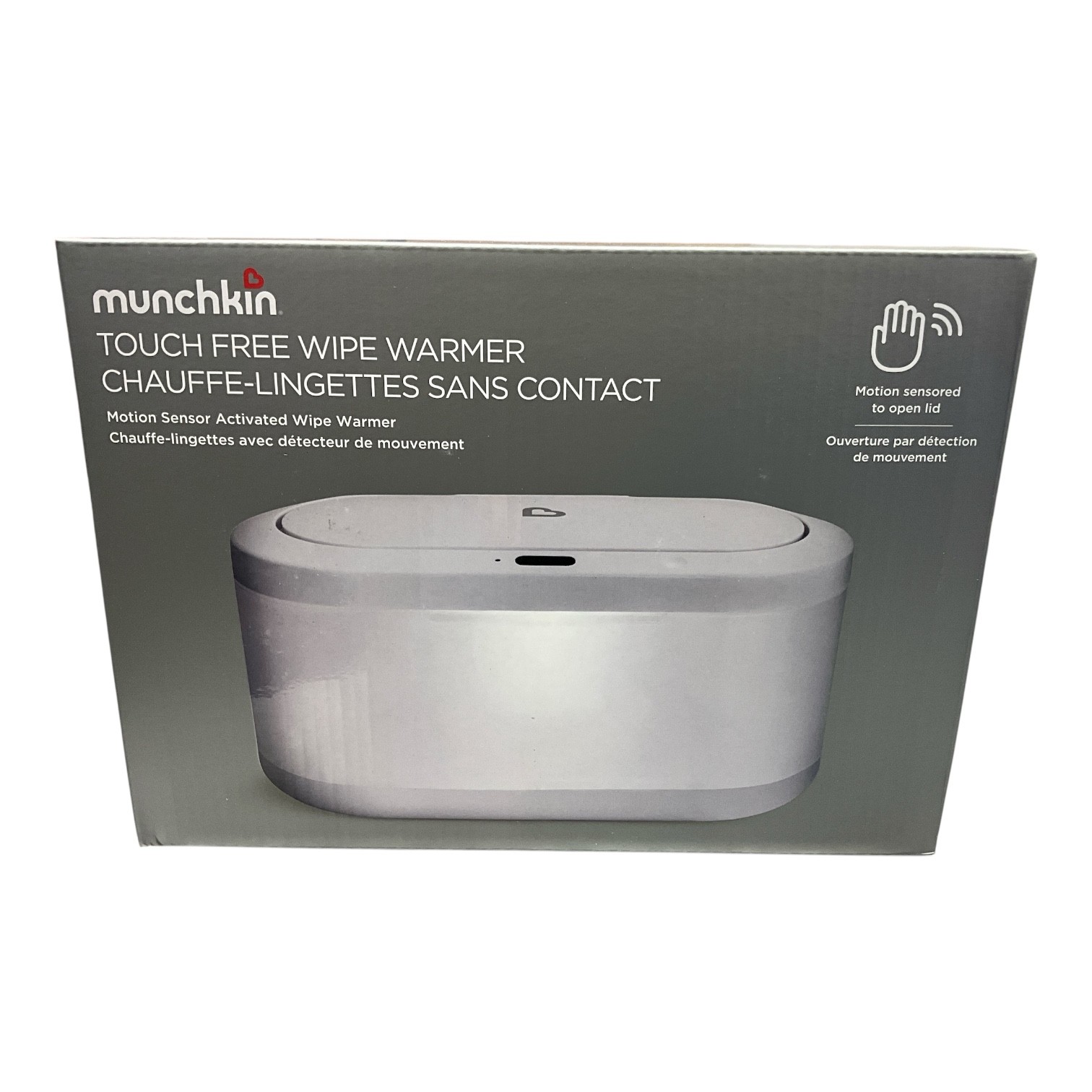 Munchkin Touch Free Baby Wipe Warmer Motion Sensor Lid Nightlight New in Box