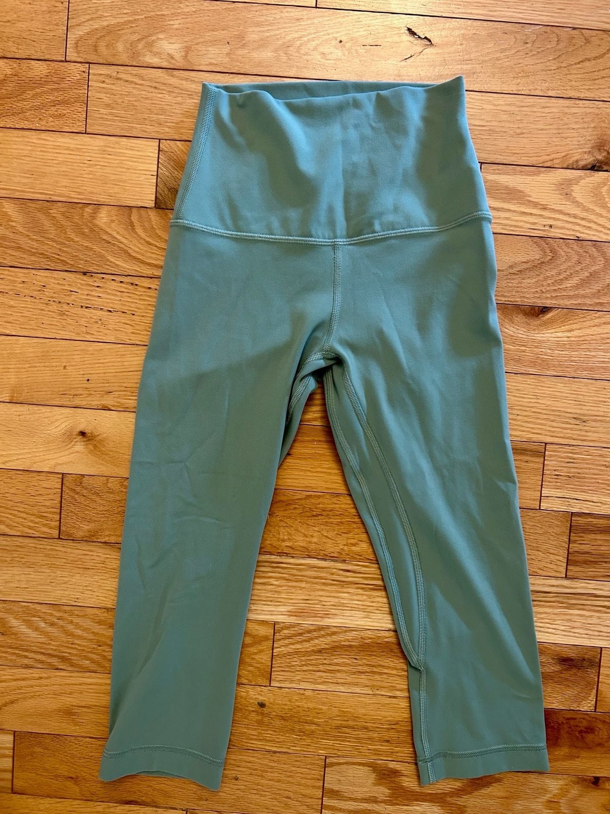 Lululemon Align High-Rise Crop Leggings Teal Green Lululemon Align High-Rise Crop Leggings Teal Green