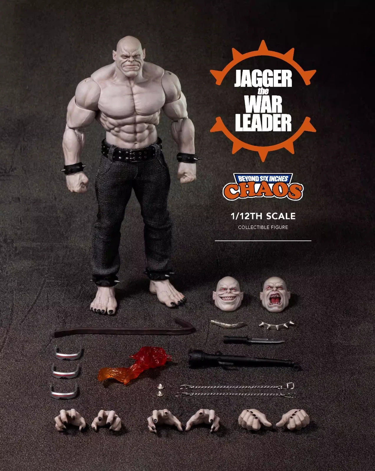 CHAOS 003 Jagger The War Leader Mutant Leader 1/12 Action Model Action Figure~
