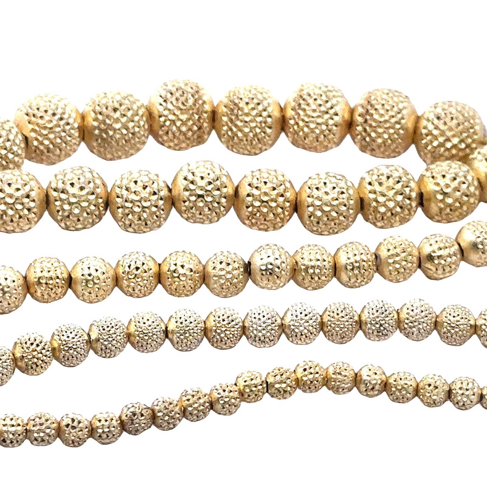 1 Strand of light weight Round Beads, Brushed Anti Tarnished Copper/Brass Beads 1 Strand of light weight Round Beads, Brushed Anti Tarnished Copper/Brass Beads