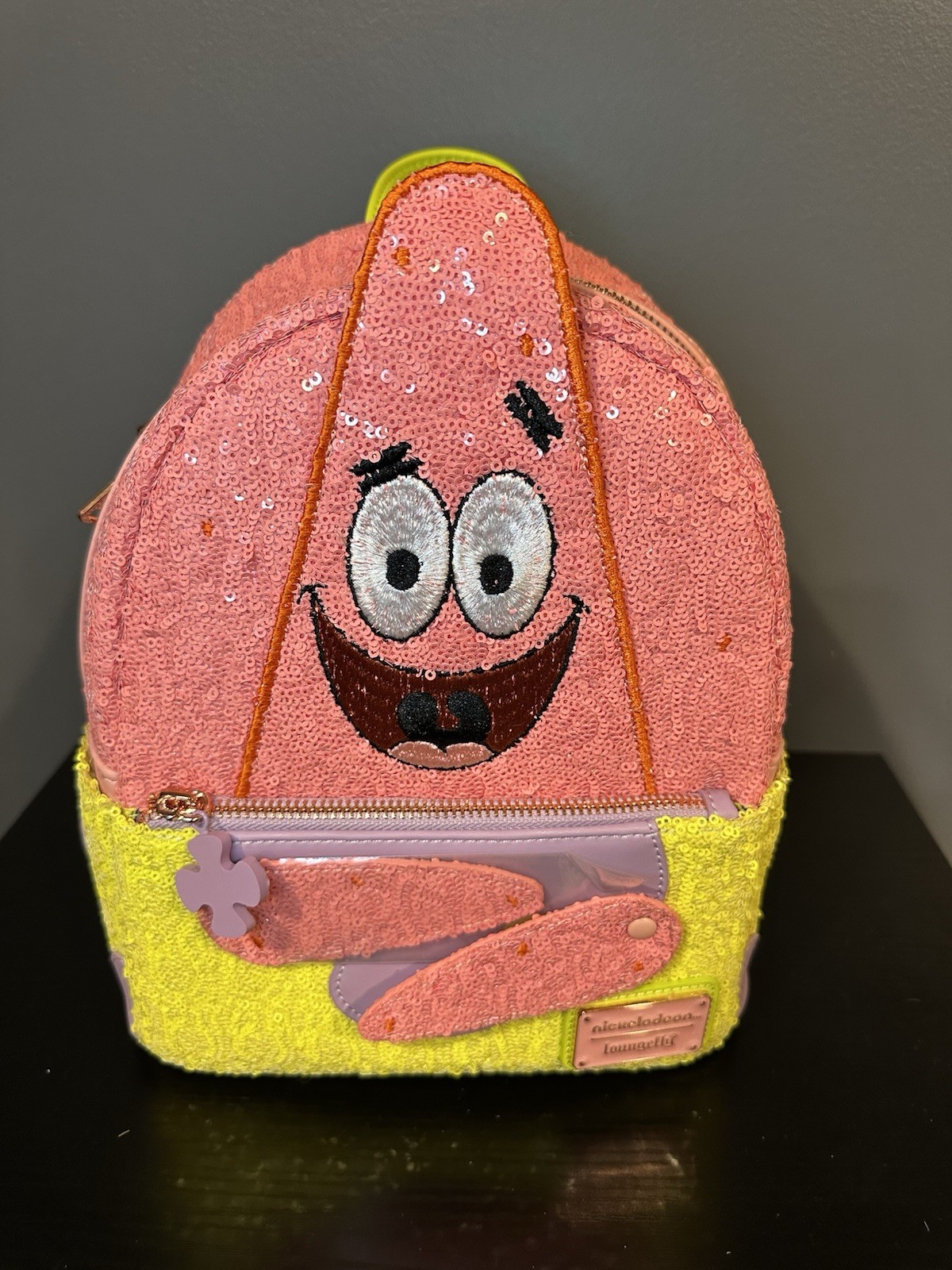 🔥Loungefly Bag PATRICK STAR Sequin SpongeBob SquarePants Nickelodeon Backpack🔥