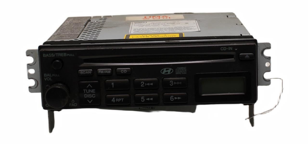 2001-2006 Hyundai Elantra Radio Receiver AM FMstereo-cd 961612D100CA 1492078