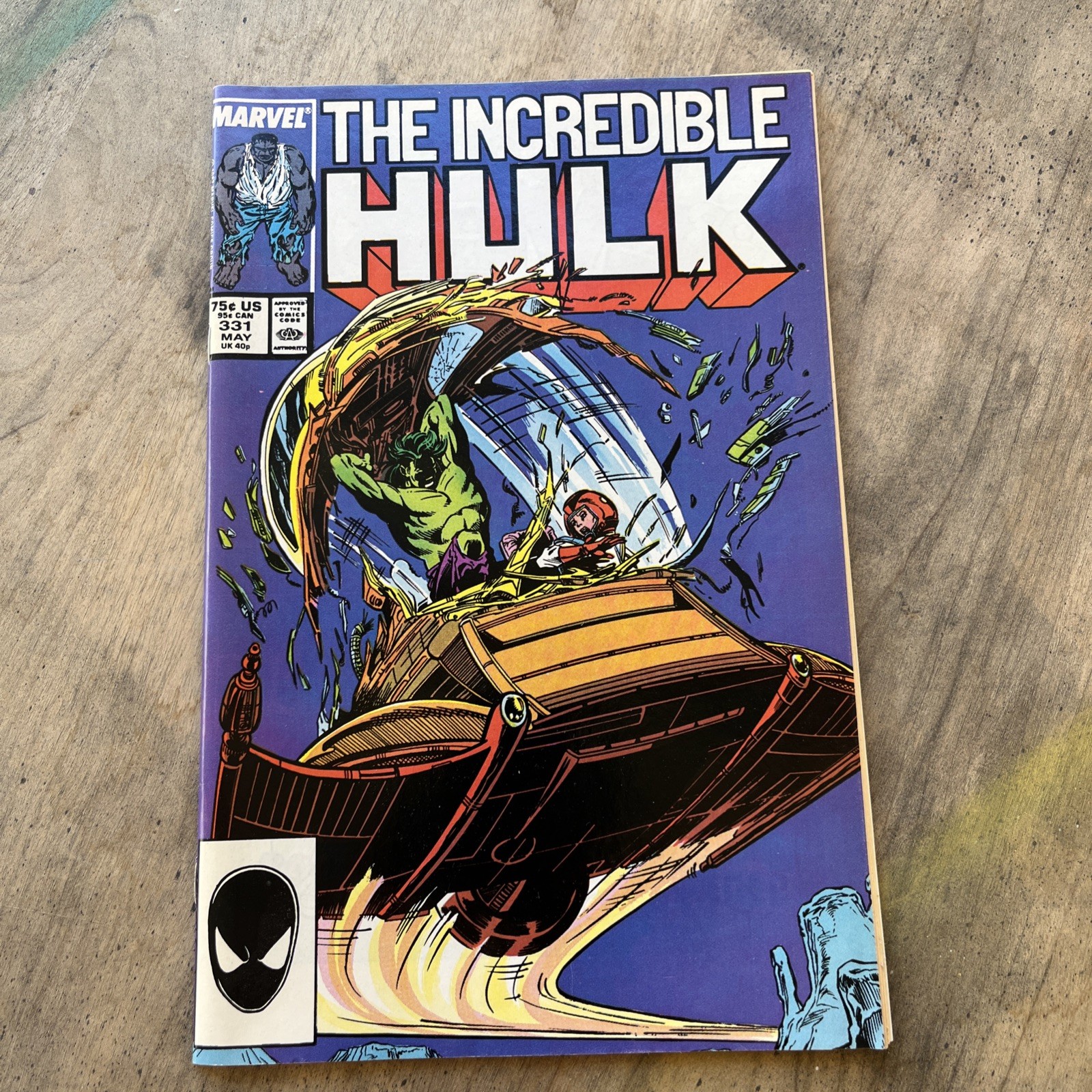 MARVEL COMICS: Incredible Hulk #331 Very High Grade McFarlane 1st Peter David