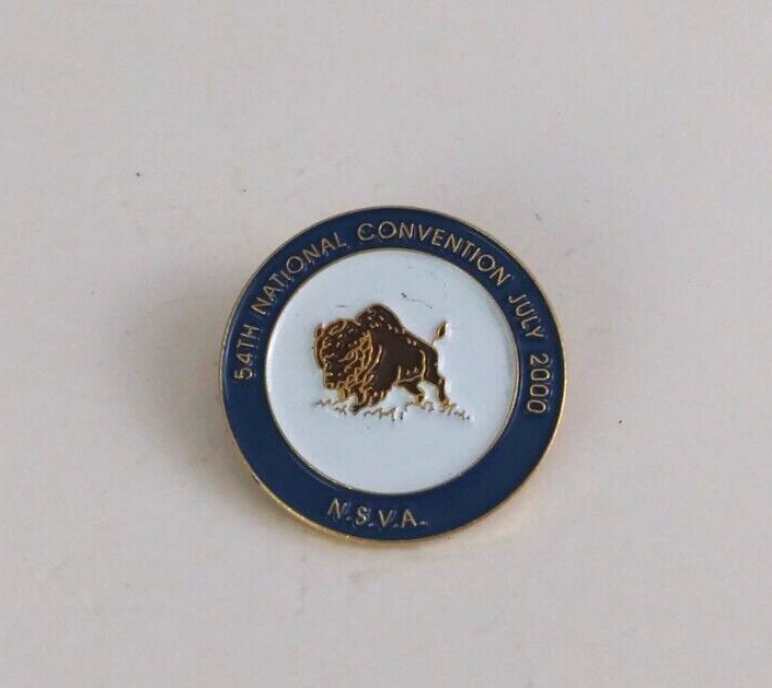 July 2000 N.S.V.A. 54th National Convention Buffalo Lapel Hat Pin