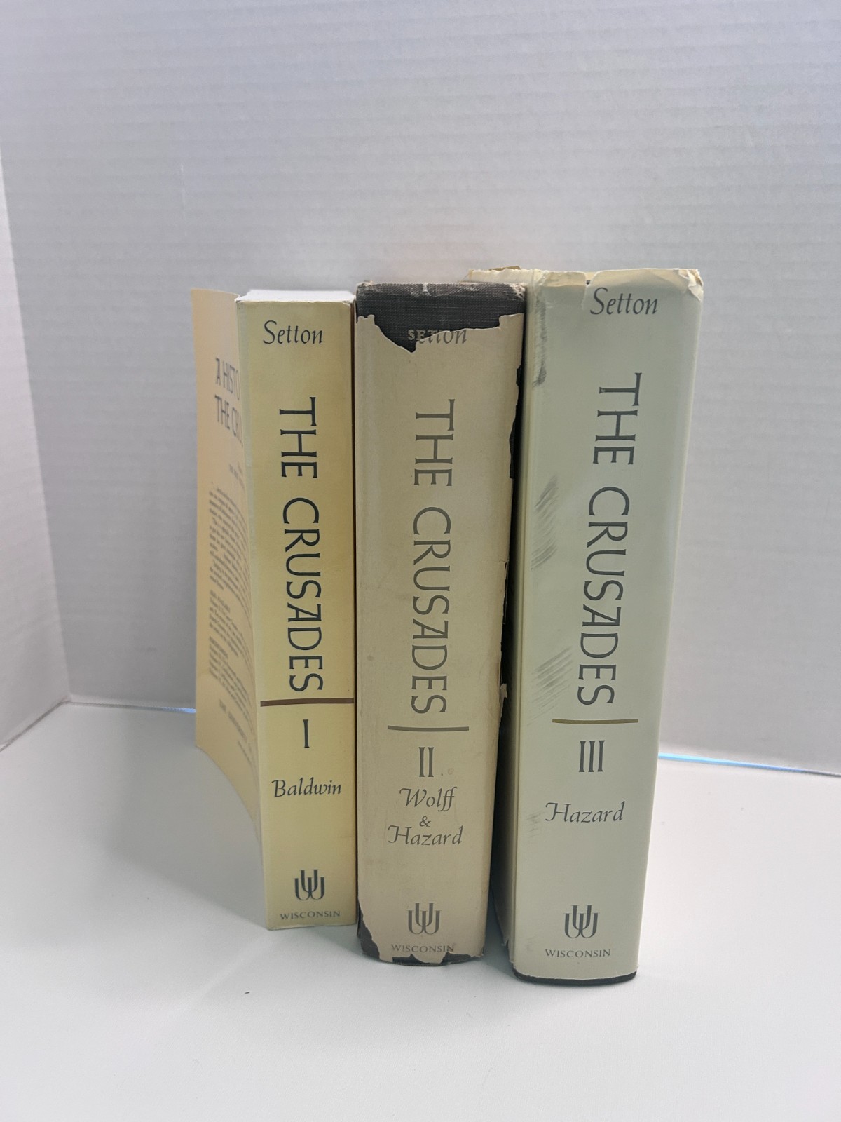 A History Of The Crusades Voumes 1-3 By Kenneth M. Setton 1969