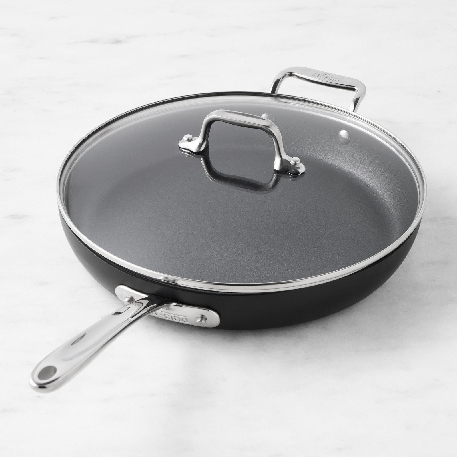 All-Clad HA1 Expert Nonstick Fry Pan with Lid, 12\