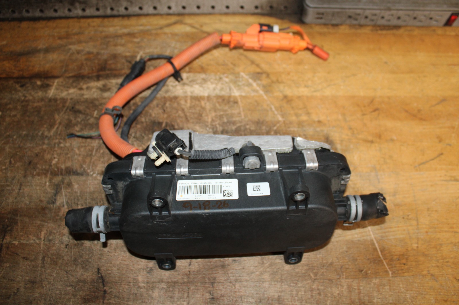 2014 FORD FUSION hybrid Electric Coolant Heater DG9H18K464CA