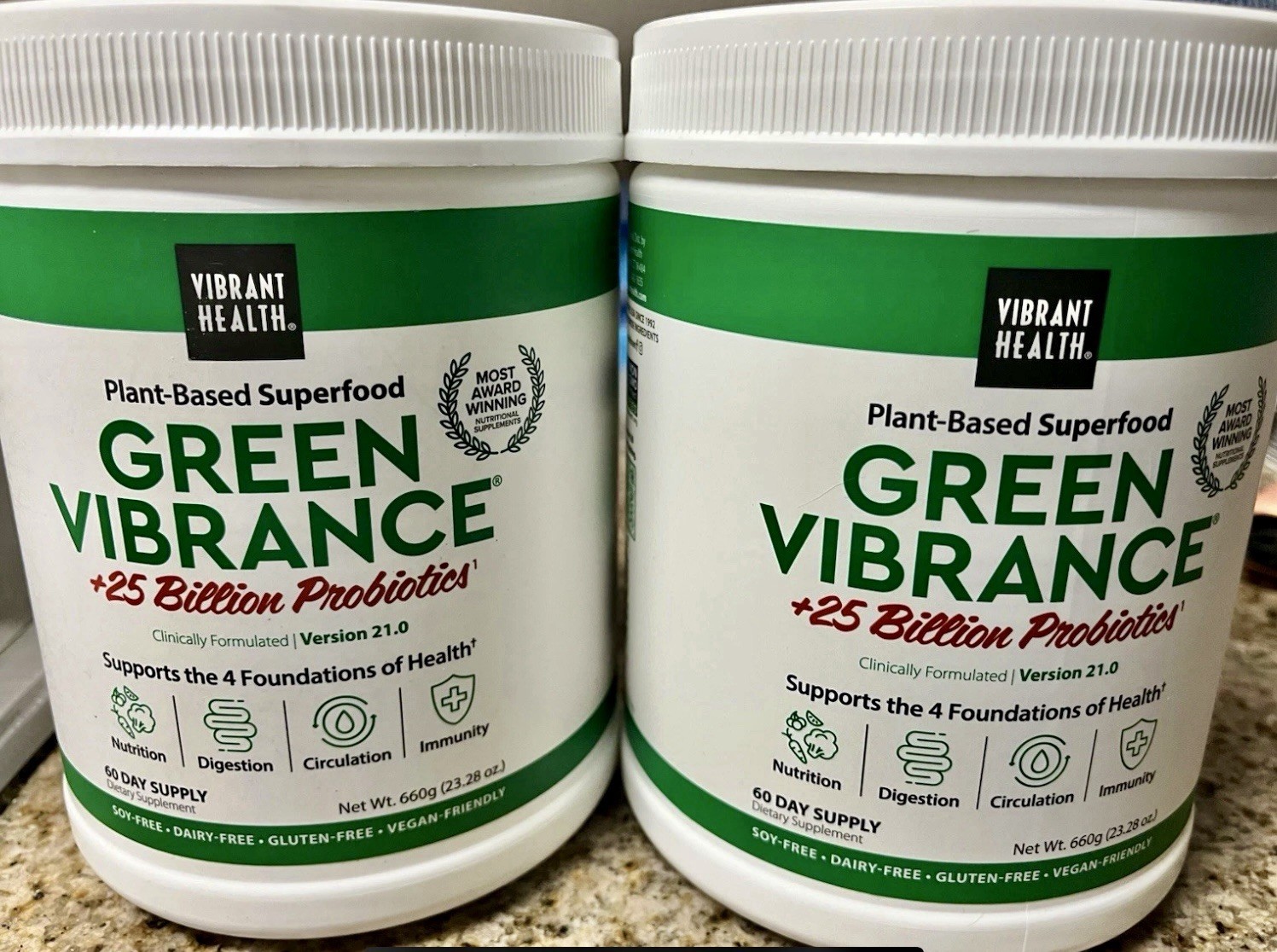 Vibrant Health Green Vibrance - 2 x 60 Servings Vibrant Health Green Vibrance - 2 x 60 Servings